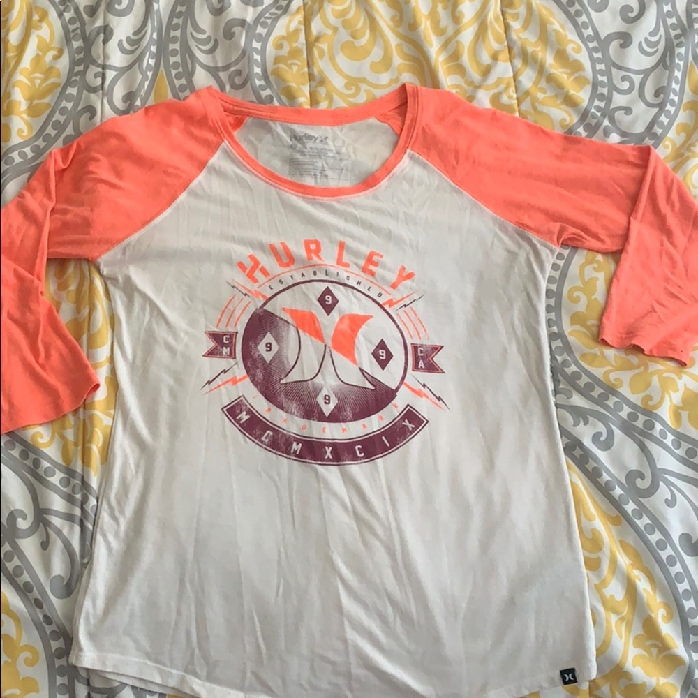 Hurley 3/4 sleeve